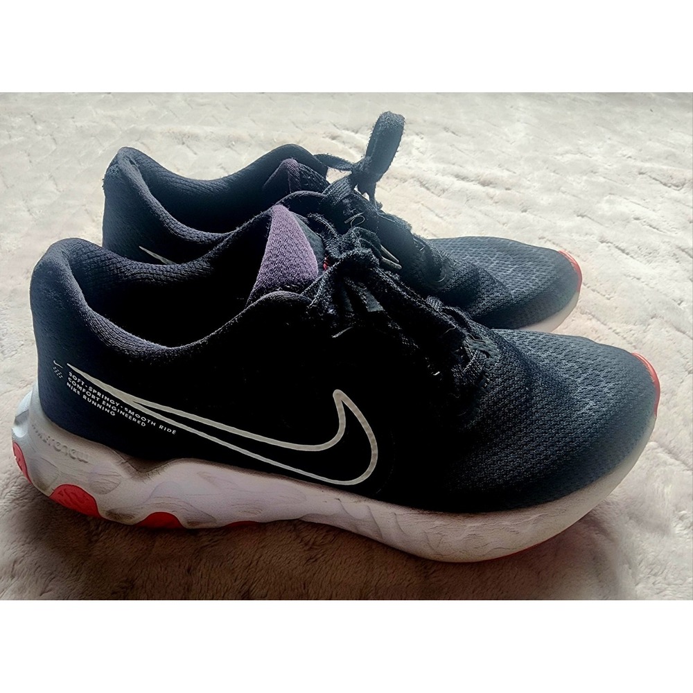 Nike Renew Black Purple Running Shoes Womens 8.5 CU3508-002 Sneaker